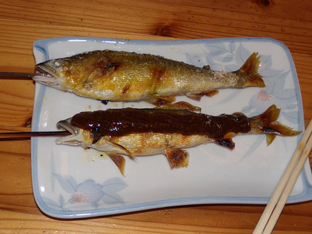 鮎の塩焼き&魚田