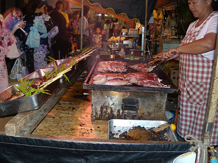屋台イカ焼き