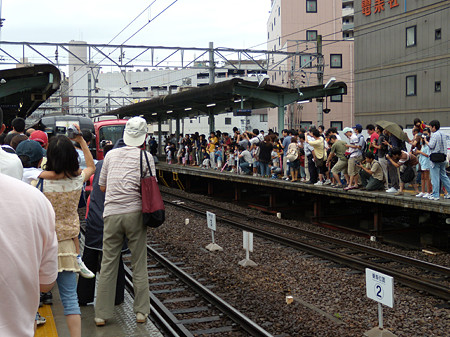 岐阜駅2番線&3番線混雑