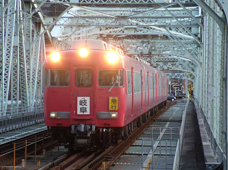7701F+7707F急行岐阜@犬山橋