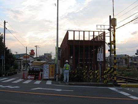 観音寺駅新駅舎工事中
