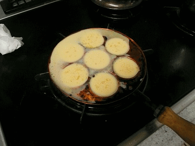 焼きます