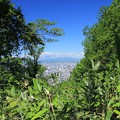 藻岩山登山中に観た札幌の景色