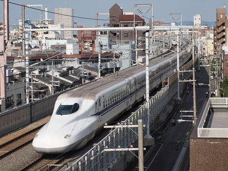 N700系 のぞみ 東海道本線京都~新大阪07