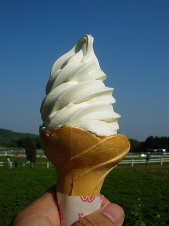 服部牧場のソフトクリーム