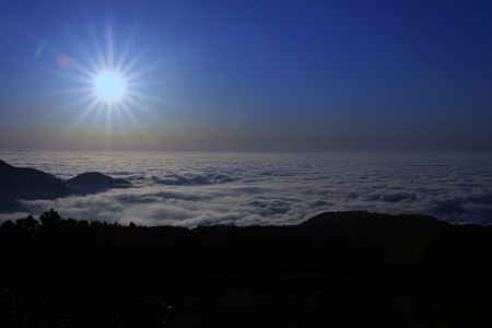 立山　弥陀ヶ原から雲海