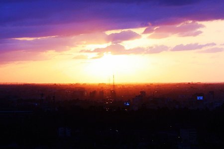 今日の夕陽(2)