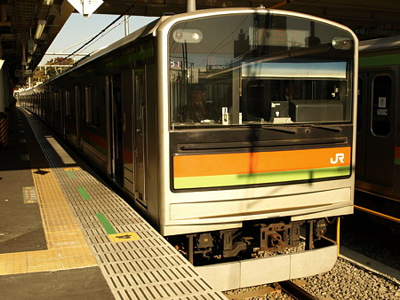 205系川越線(拝島駅)