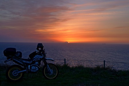 沈む夕日