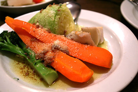 温野菜アンチョビソース