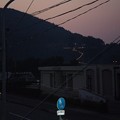 津軽半島の夕焼け それはそれは暑い日だった