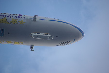 飛行船 浅草上空