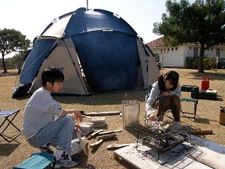 静岡ファミリーキャンピングクラブ2008年3月例会キャンプ