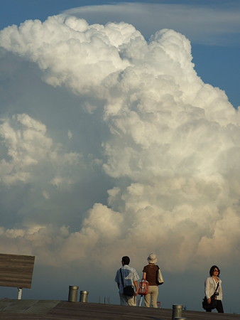 今日の雲