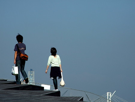 空に歩く