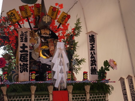 35 博多祇園山笠 土居流 舁き山 肥後国熊本藩主 加藤清正(清正公武勲(せいしょうこうのぶくん)) 2012年 写真画像6
