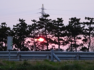 夕暮れ