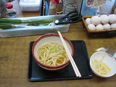 日の出製麺所のかけ