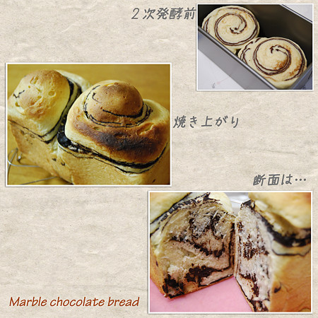 マーブルチョコパン