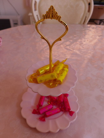 画像 3coinsの二段ケーキスタンド ガラスのケーキスタンド スリーコインズ Nukomimi Selection 楽天ブログ
