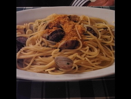 ボッタルガとアサリのスパゲッティ