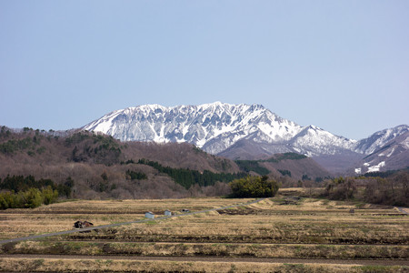 鳥取県道315号線からの大山